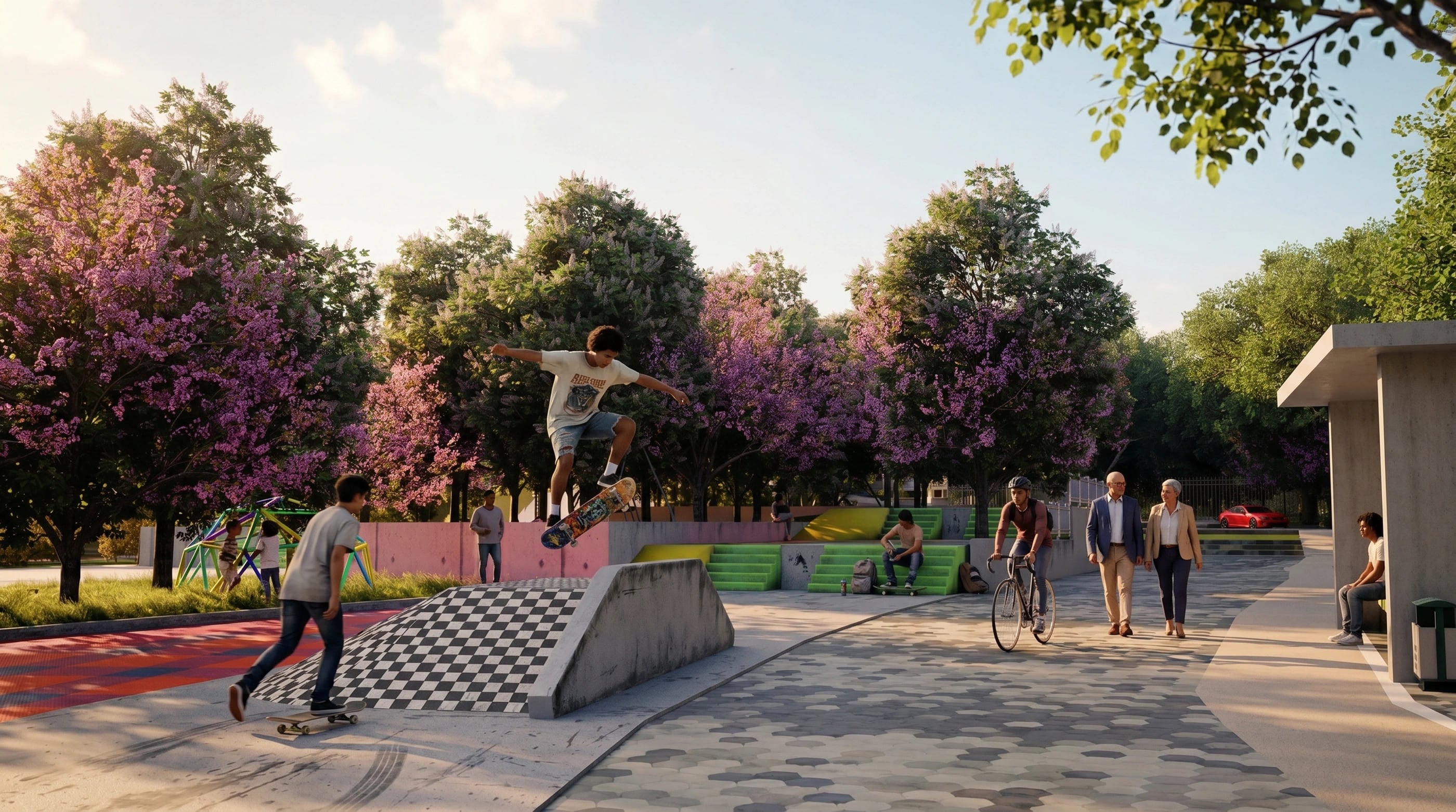 SKATEPARK — architectural visualization (RENDER C)