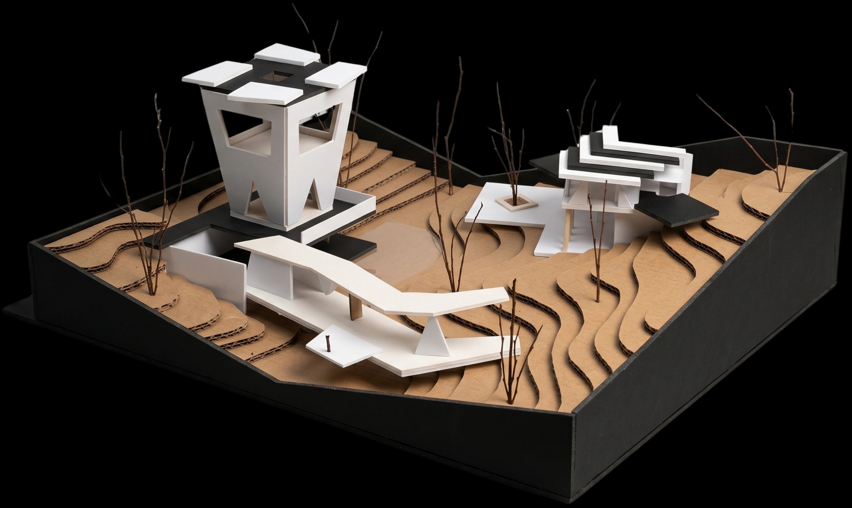 ORIGINS ETNIA — physical study model (maqueta)