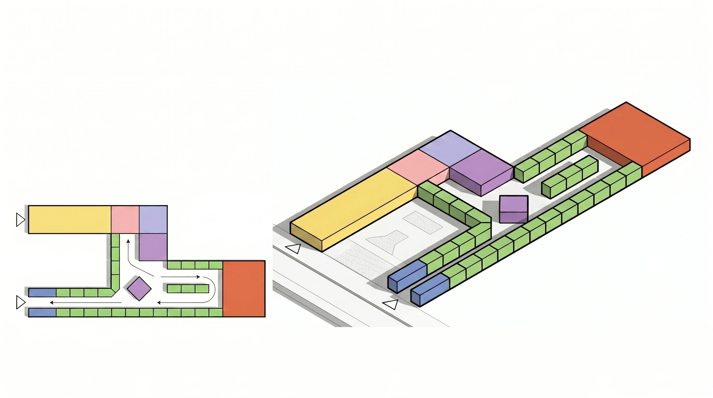 PLAZA DE MERCADO RENOVATION MURILLO — spatial zoning diagram (ZONING)