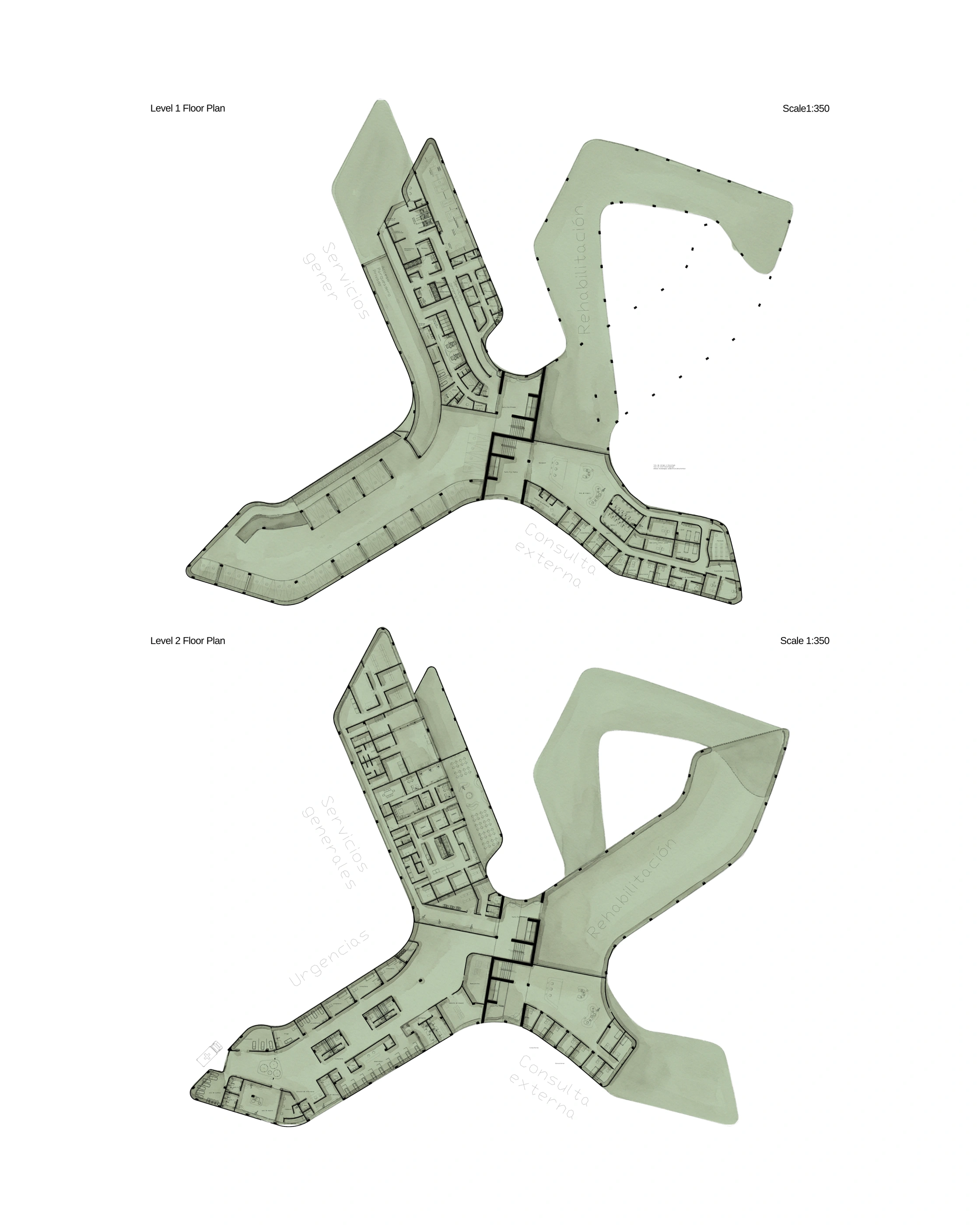 BIOCLIMATIC HEALTHCARE FACILITY — design documentation (9)
