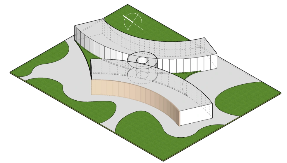 EXPERIMENTAL CLIMATE RESPONSIVE HOUSING — design documentation (materiales alta masa)