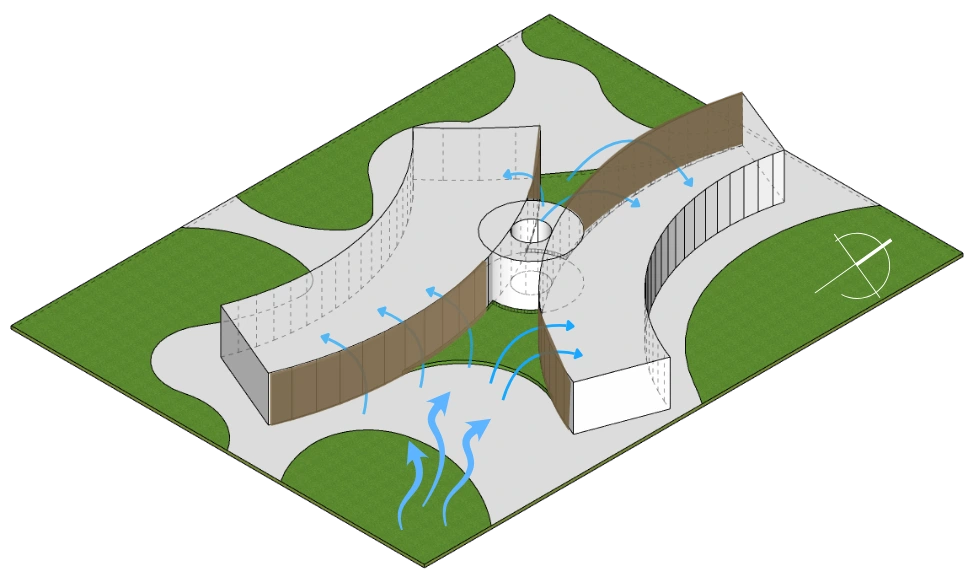 EXPERIMENTAL CLIMATE RESPONSIVE HOUSING — design documentation (celosia interior)