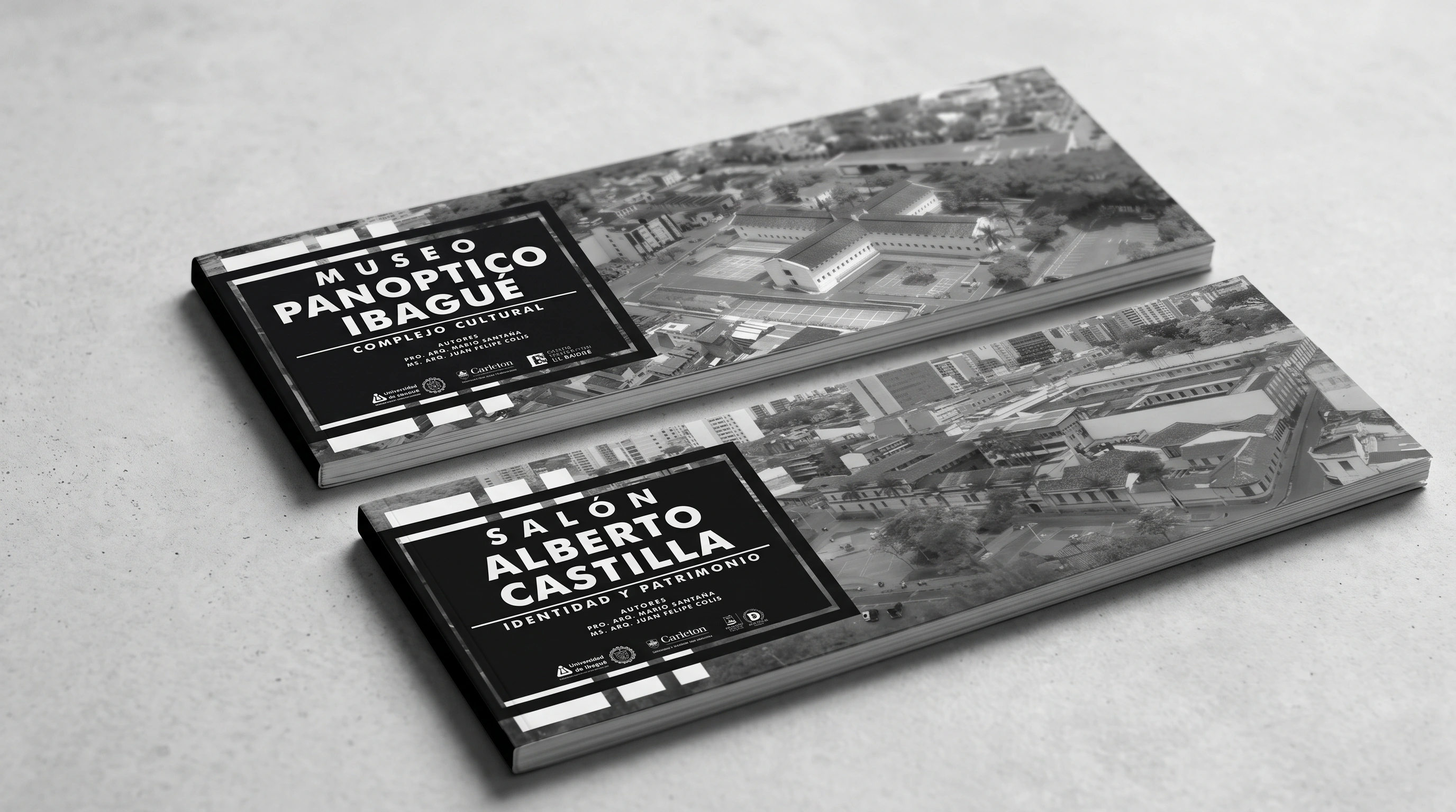 HERITAGE MEMORY IBAGUÉ — architectural visualization (book covers)