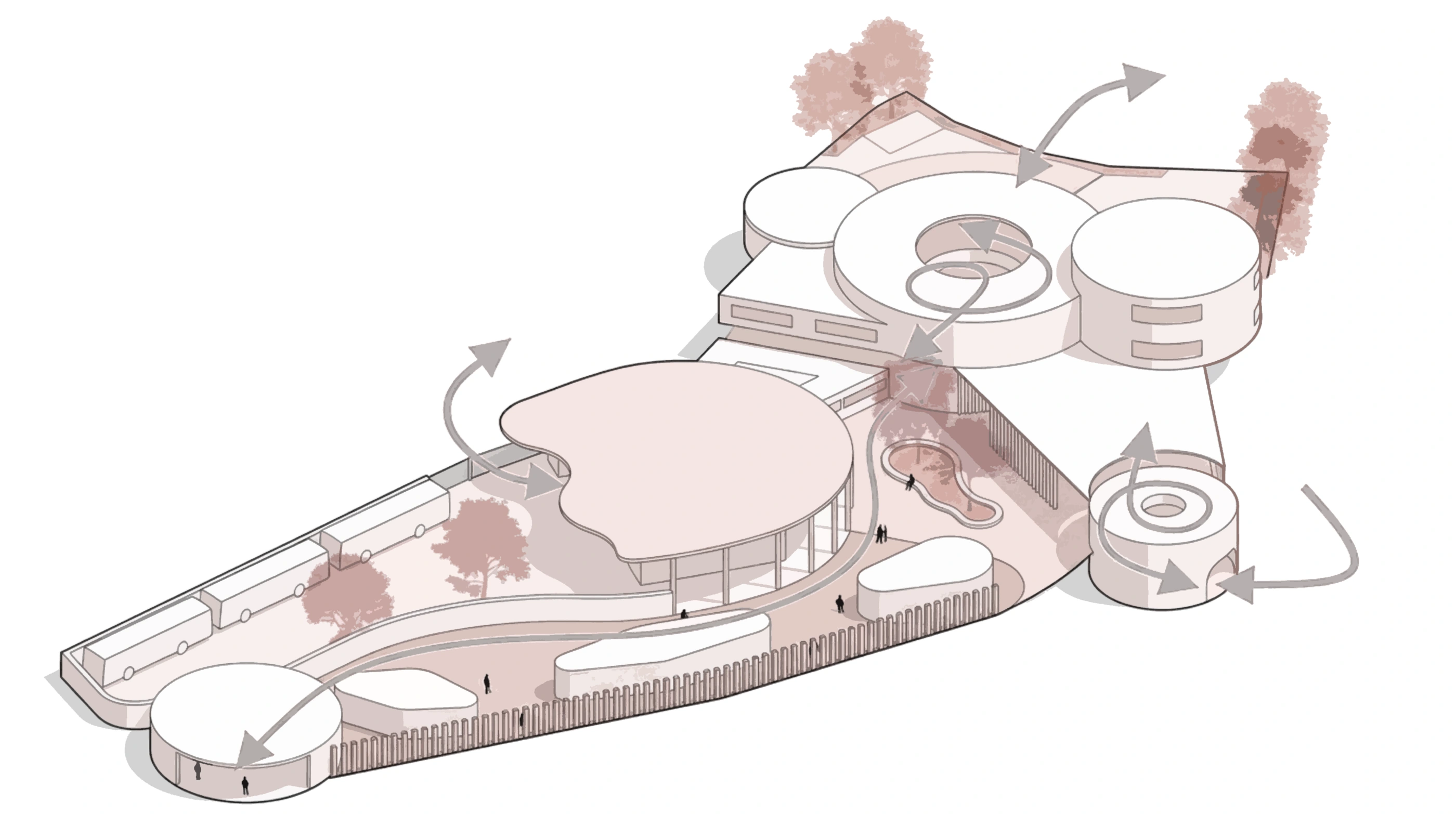 TERRITORIAL TRANSIT HUB — circulation diagram (circulation diagram)
