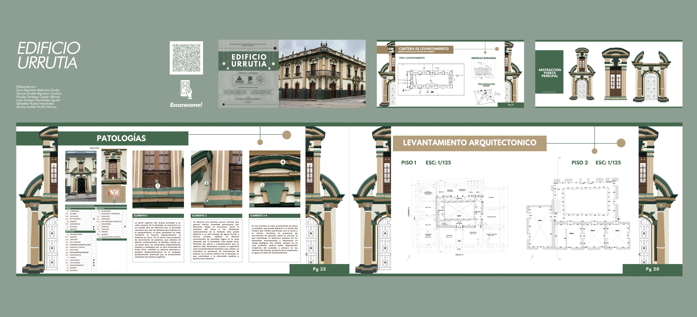 SEMANA PATRIMONIO — heritage exhibition panel (patrimonio inadvertido e)