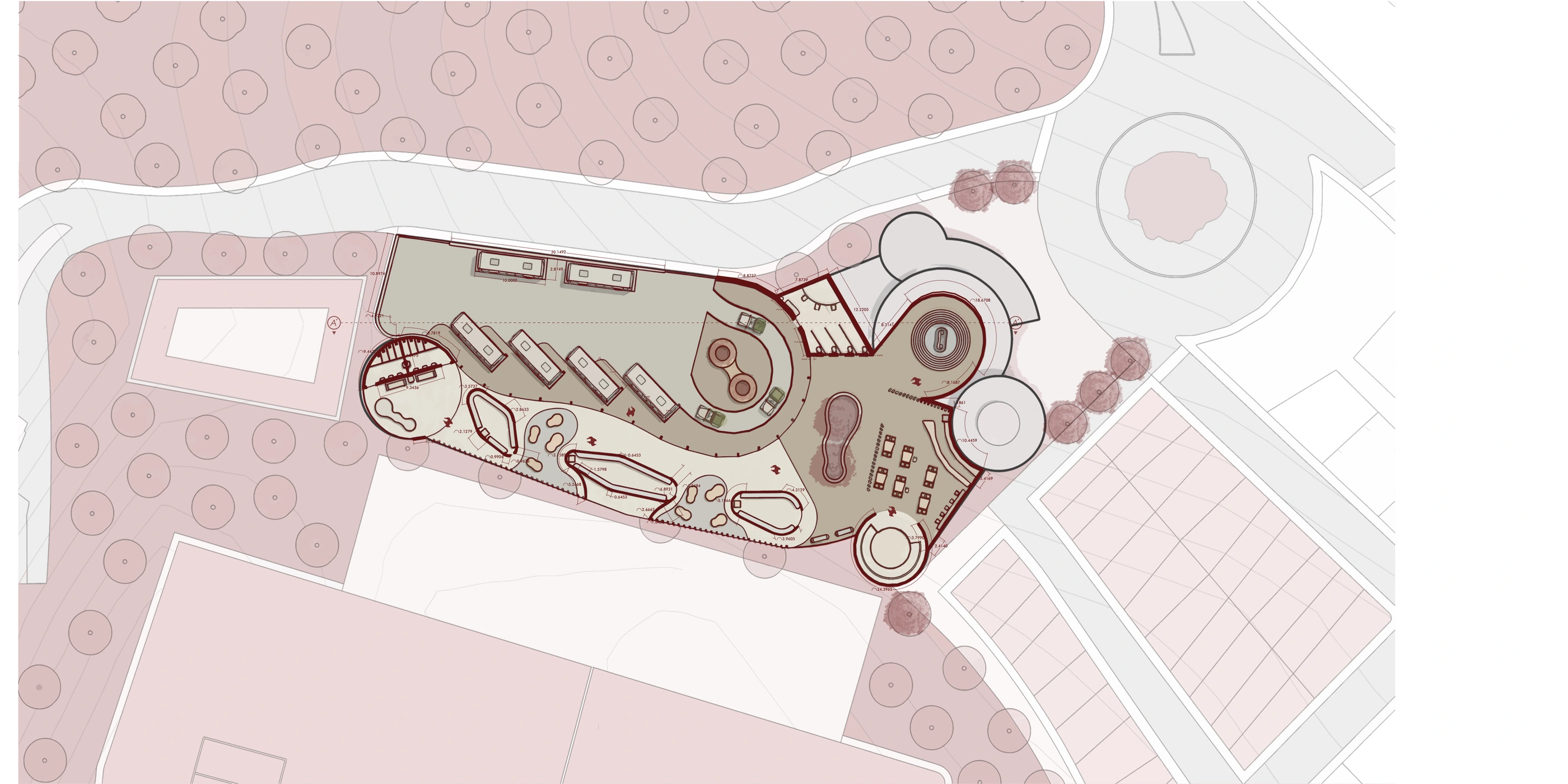 TERRITORIAL TRANSIT HUB — floor plan (floor plan -1)