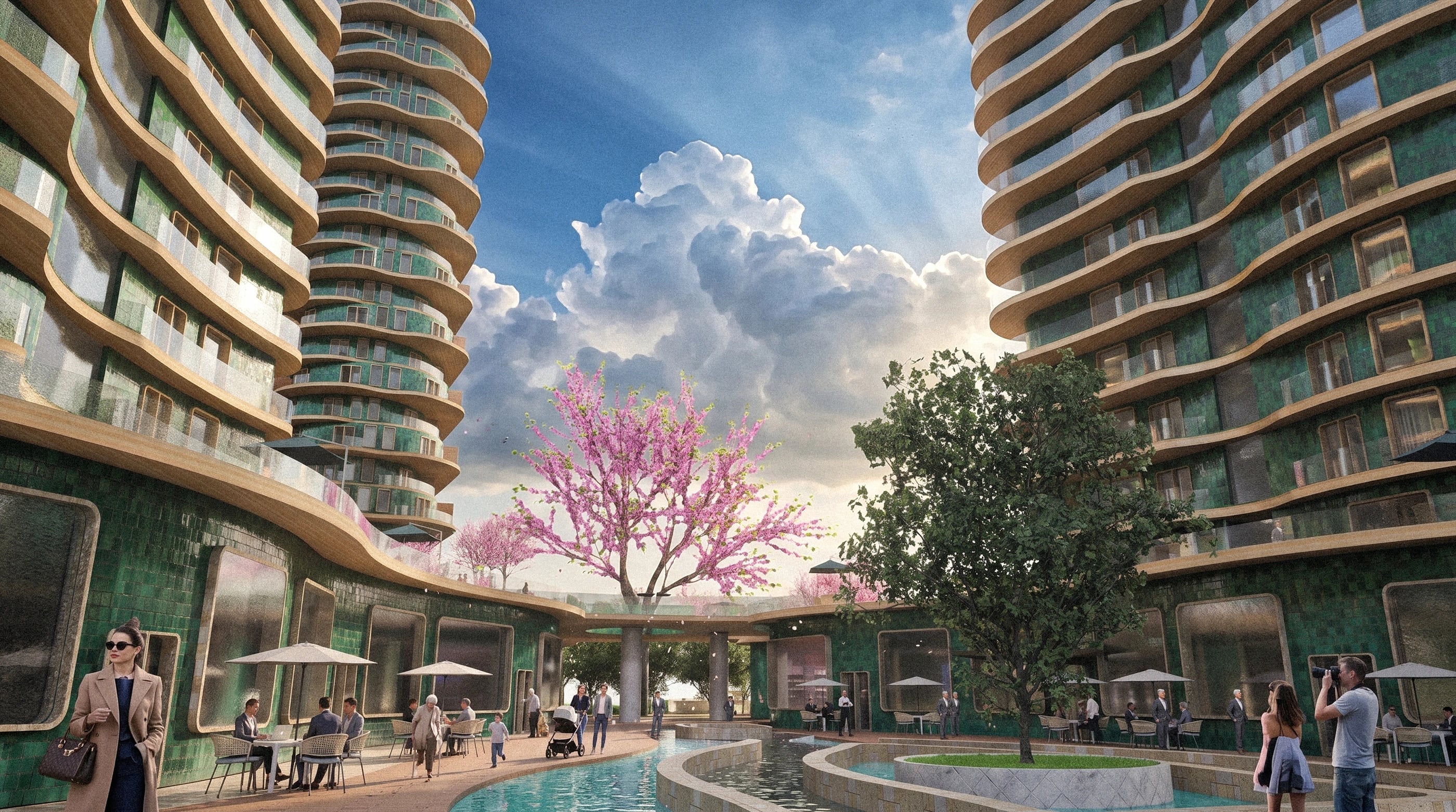 BAMBUCO SQUARE — architectural visualization (render d)