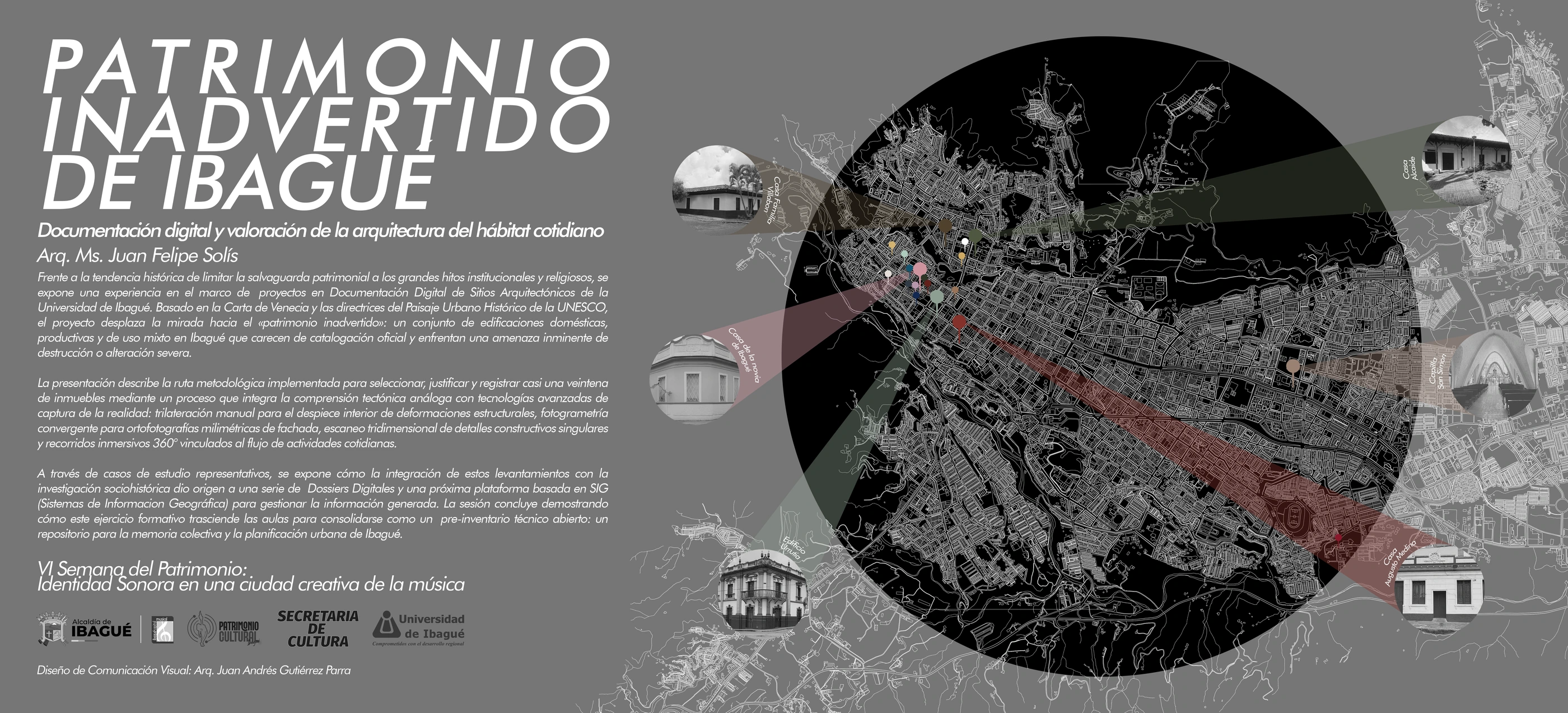 SEMANA PATRIMONIO — heritage exhibition panel (patrimonio inadvertido a)